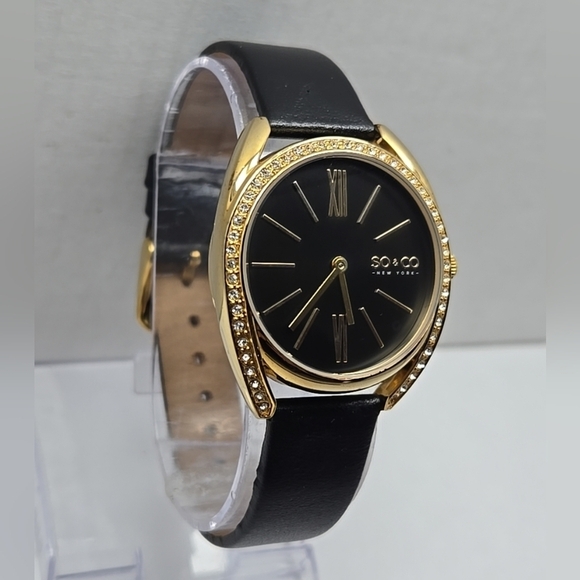 SO CO New York Madison Womens Watch Quartz Gold Tone New Battery Elegant Style main image 9